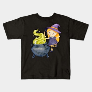 Halloween Witch Kids T-Shirt